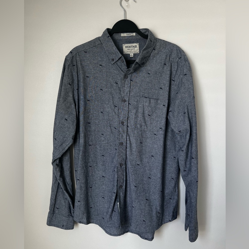 100% cotton men’s button down